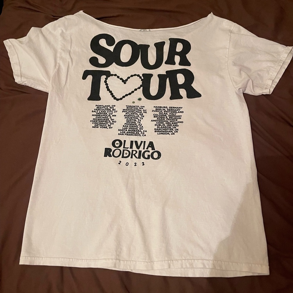 Olivia Rodrigo Sour Tour Tshirt